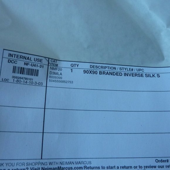 [[[BURBERRY]]] 'Inverse' Branded Text Square Scarf - Picture 2 of 8